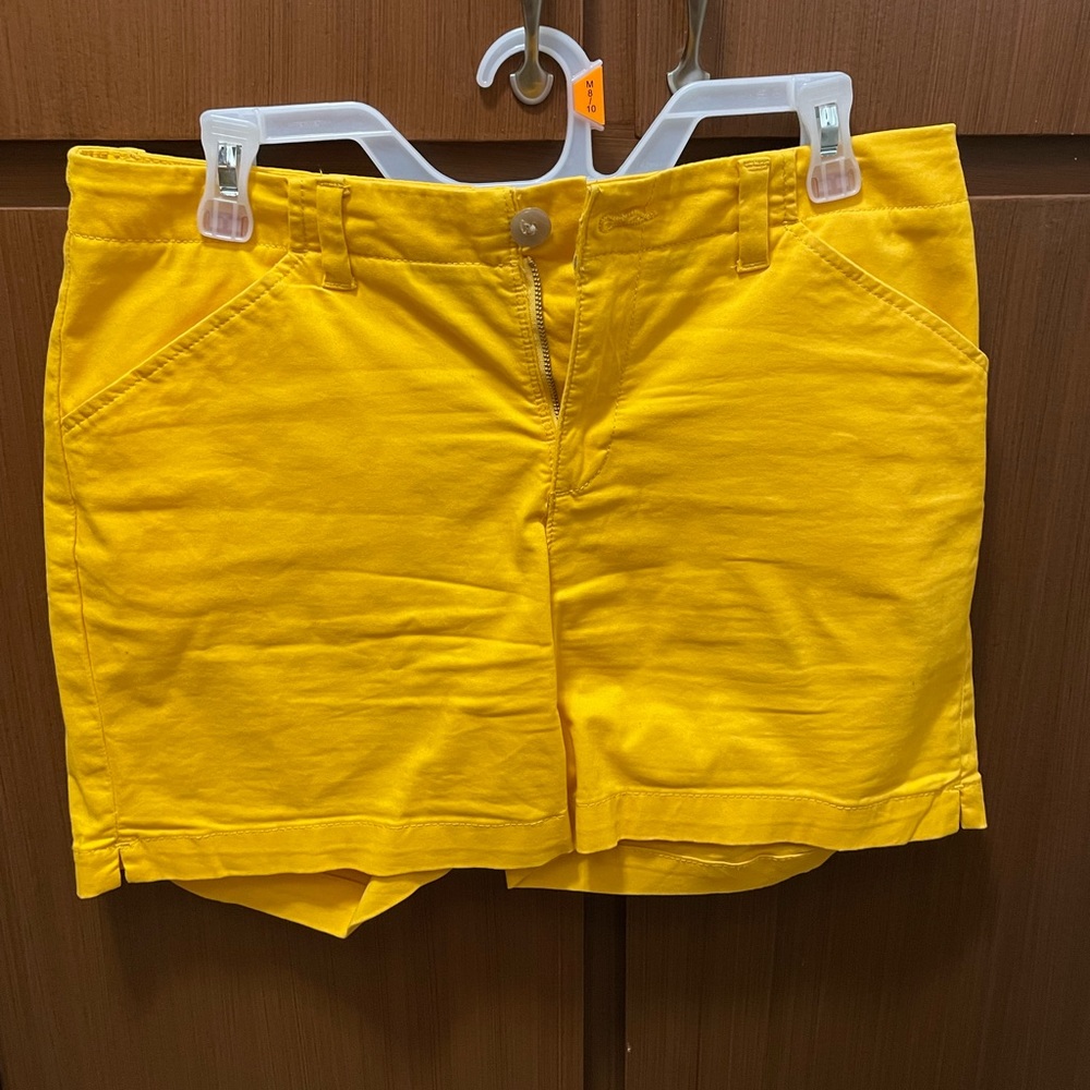 Yellow shorts